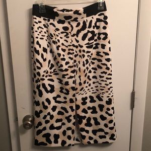 Worthington animal print skirt